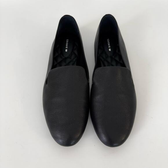 Birdies The Starling Leather Slip-On Loafers Flats Shoes Black 10 Padded Insole - Picture 2 of 13